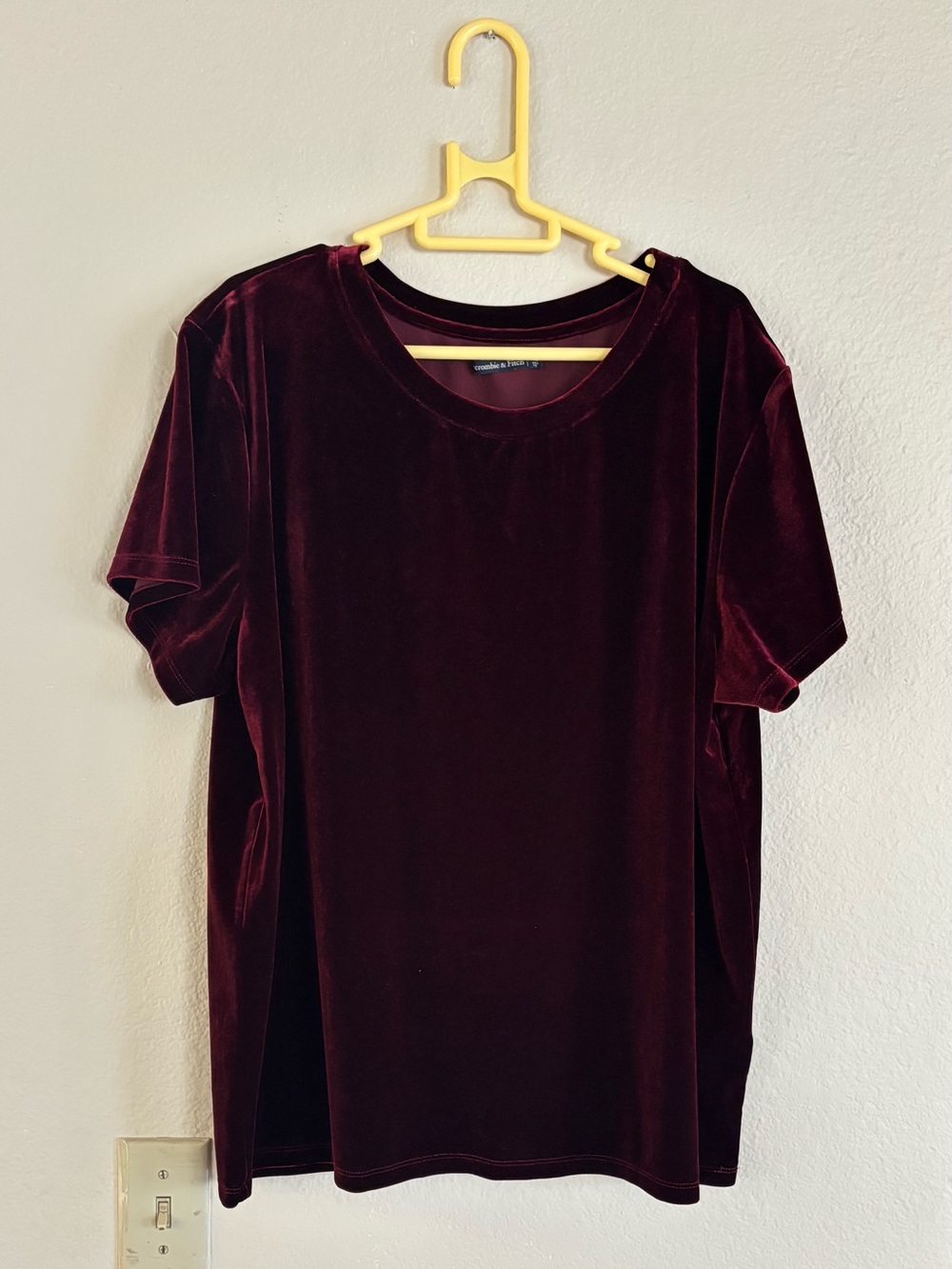 Abercrombie & Fitch Velvet Top